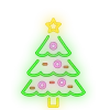 Эмодзи Neon Christmas 🎄