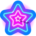 Neon Emoji stiker 🌟