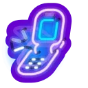 Neon Emoji stiker 📱