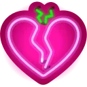 Neon Emoji sticker 💔