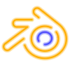 Емодзі Telegram «Неоновые логотипы» ⬛️