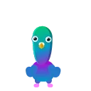 Емодзі Neon Pigeon 🤷‍♂️