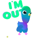 Neon Pigeon emoji 🚶‍♂️
