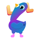 Neon Pigeon emoji 😂