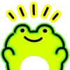 Telegram emoji Neon Frog