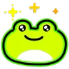 Neon Frog emoji ✨