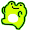 Neon Frog emoji 🕺