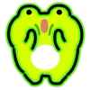 Neon Frog emoji 😱
