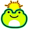 Neon Frog emoji ☀️