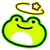 Neon Frog emoji 😵‍💫