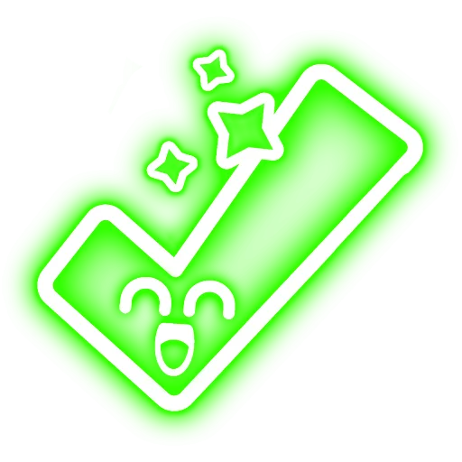 Telegram Sticker «Neon Pins» ✅
