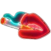Telegram emoji «Neon» 💋