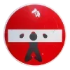 Telegram emoji «banners | road signs» 😵