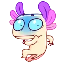 Axolotl emoji 😨
