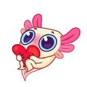 Axolotl emoji 🥰