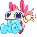 Axolotl emoji 😱