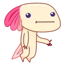 Axolotl emoji 😕