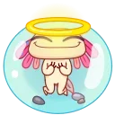 Axolotl emoji 😇
