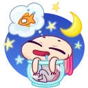 Axolotl emoji 😴