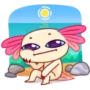 Axolotl emoji 🤔