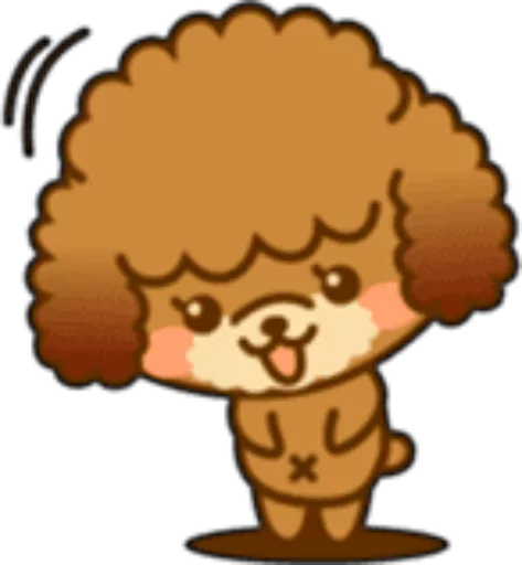 Telegram stiker «New Angry Poodle» 🐶