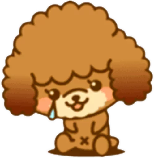 New Angry Poodle emoji 🐶
