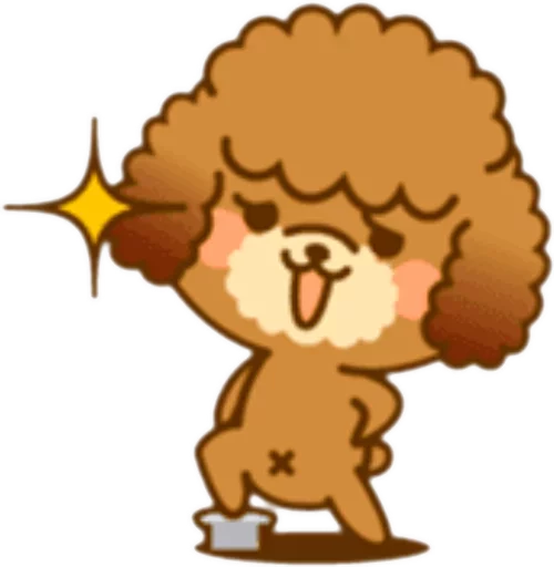 Telegram stiker «New Angry Poodle» 🐶