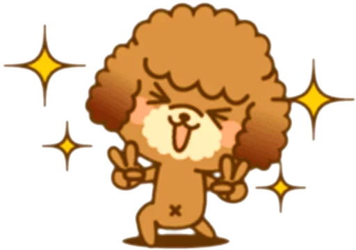 New Angry Poodle stiker 🐶