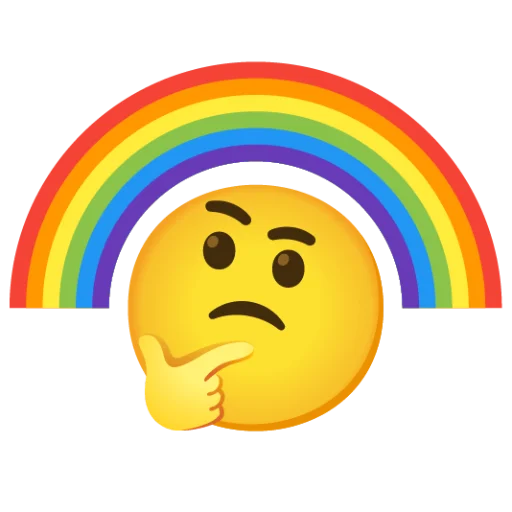 Hmm Mixed emoji 🌈