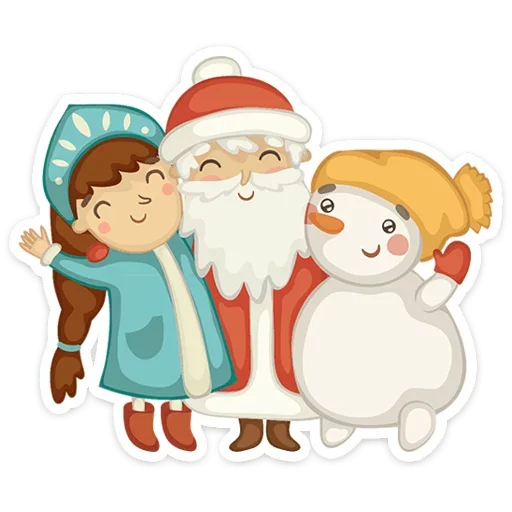 Telegram Sticker «New Year's» 🎅