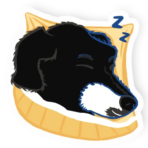 New Years Dog emoji 😱