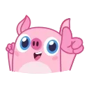 Nick Wallow Pig emoji 👍