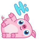 Nick Wallow Pig emoji 👋