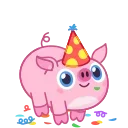 Nick Wallow Pig emoji 🥳