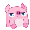 Nick Wallow Pig emoji 😖