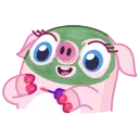 Nick Wallow Pig emoji 💅