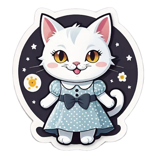 Telegram stiker «Niedliche Katze» 😊