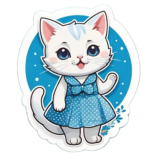 Стікер Telegram «Niedliche Katze» 🐱