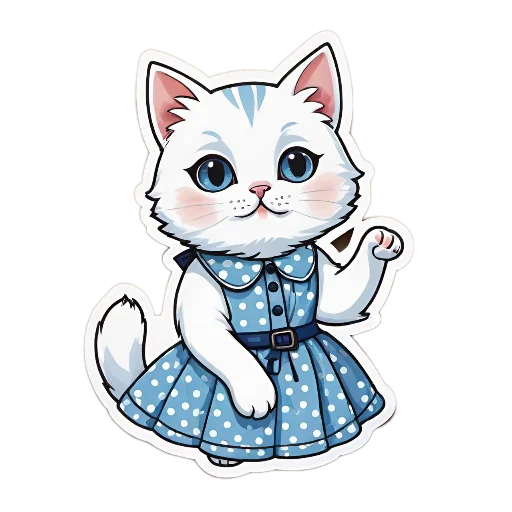 Telegram Sticker «Niedliche Katze» 😚