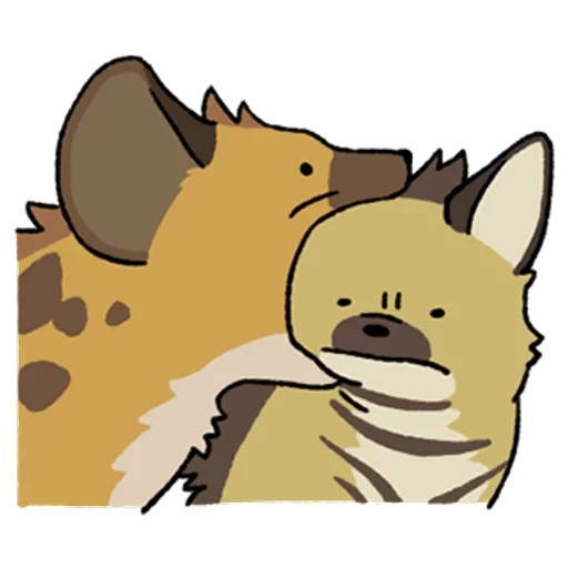 hyenas emoji 🤒