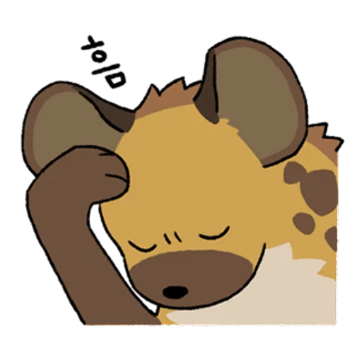 Эмодзи hyenas 🤔