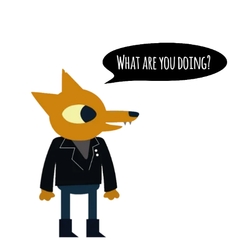Night In The Woods Dialog sticker 🧐