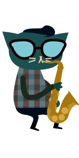 Night In The Woods Dialog sticker 🎷