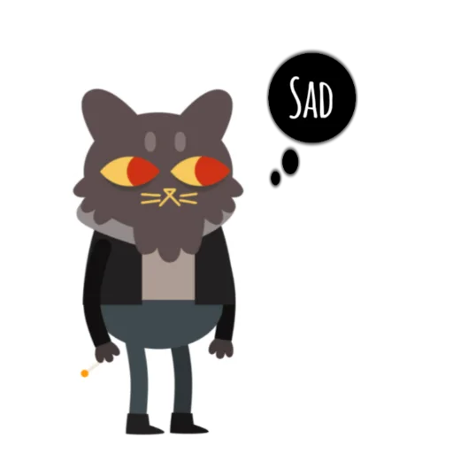 Night In The Woods Dialog sticker 😔
