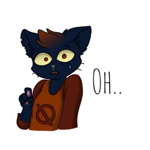 Night In The Woods Dialog sticker 🙁