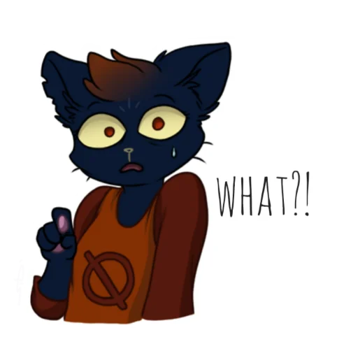 Night In The Woods Dialog sticker ❓