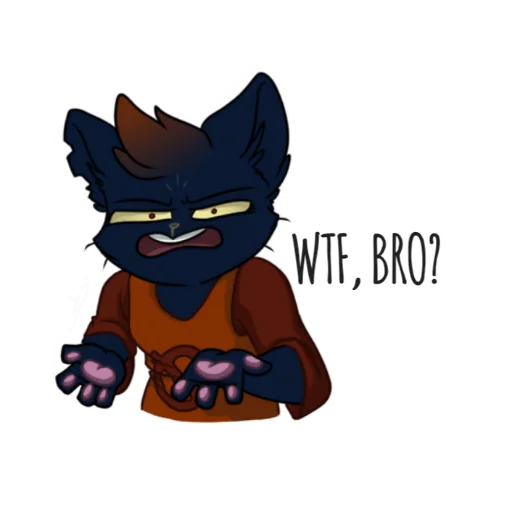 Night In The Woods Dialog sticker 🤦‍♀️
