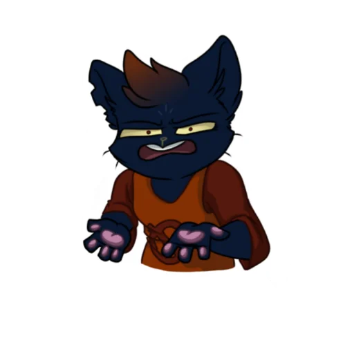 Night In The Woods Dialog sticker 😐