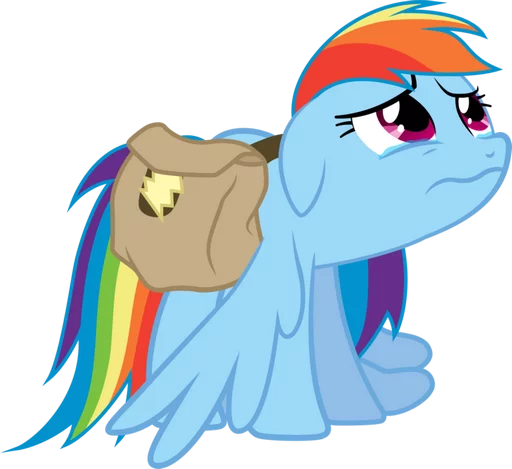My little pony friendship is magic sticker 😢
