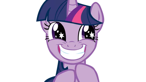 Telegram Sticker «My little pony friendship is magic» 😃